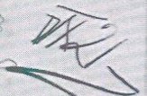 Otto Dix's 1921 signature