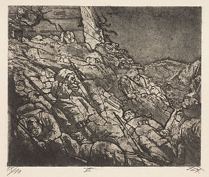 The Sleepers of Fort Vaux (Gas Victims) <br /><i>Die Schlafenden von Fort Vaux (Gas-Tote)</i>