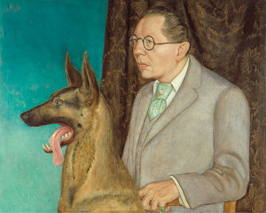 Hugo Erfurth With His Dog Ajax